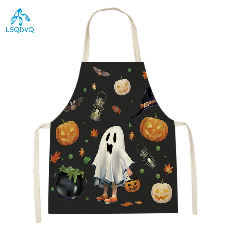 Kitchen Witch Baking - Kürbis-Hexe-Muster, Halloween-Küchenschürzen für Damen und Herren,