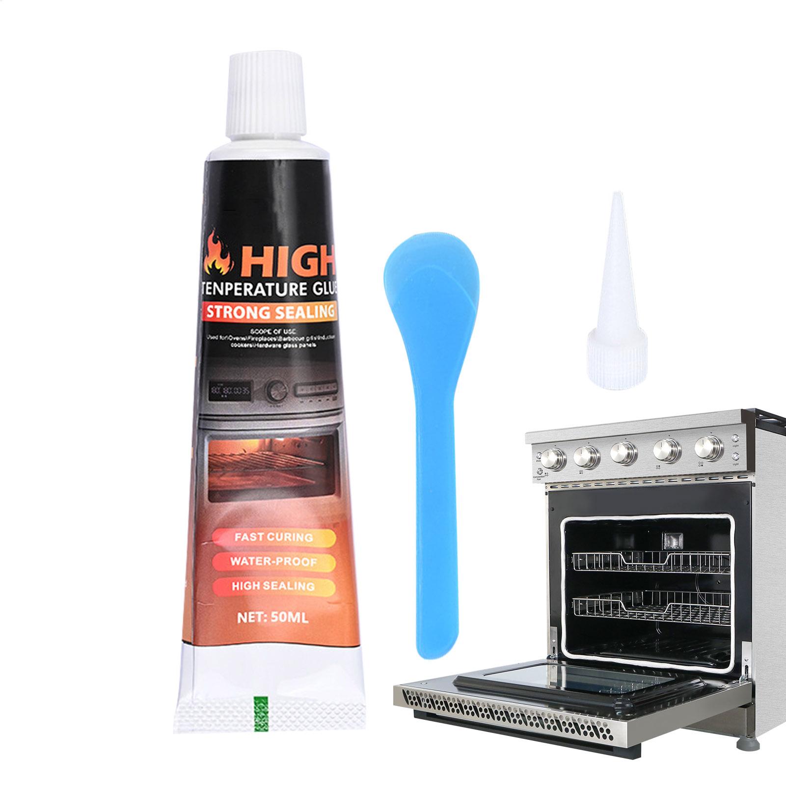 Kitchen Uncle - Hitzebeständiger Klebstoff 50ml Hochtemperatur-Reparaturkleber für Paneel-Ofen,