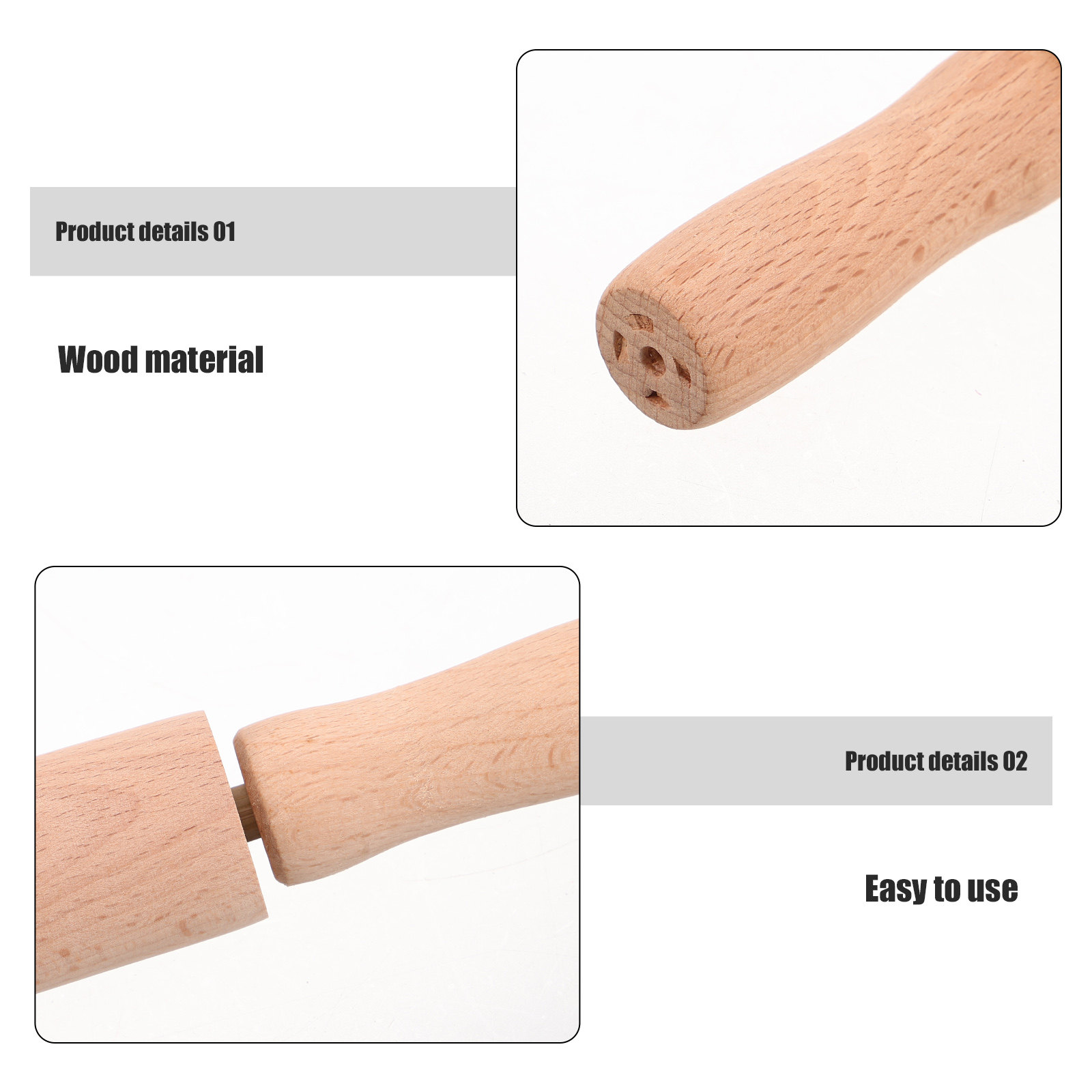Holz-Teigroller 23cm Mini-Teig – Kitchen Roller Baking Bewertung und Preis