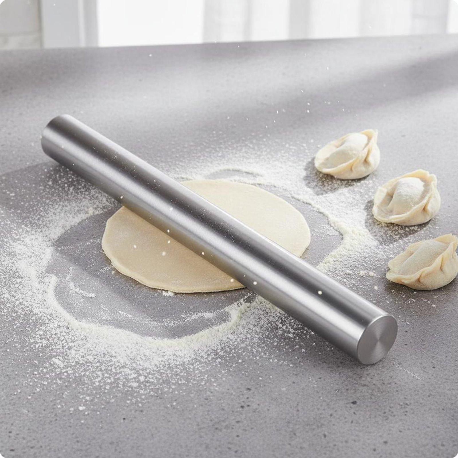 Backroll für Teig, Edelstahl,  – Kitchen Roller Baking Bewertung und Preis