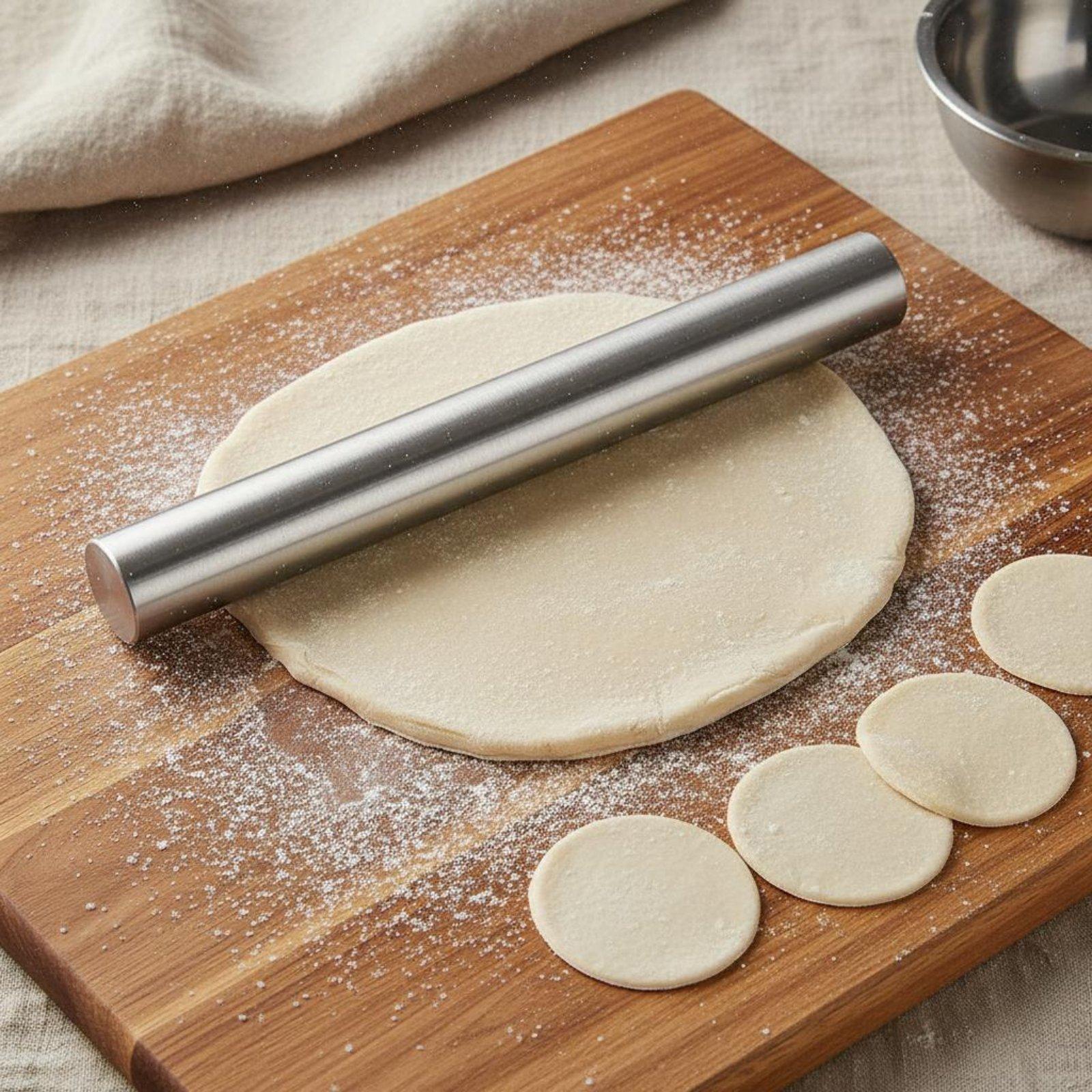 Backroll für Teig, Edelstahl,  – Kitchen Roller Baking Bewertung und Preis