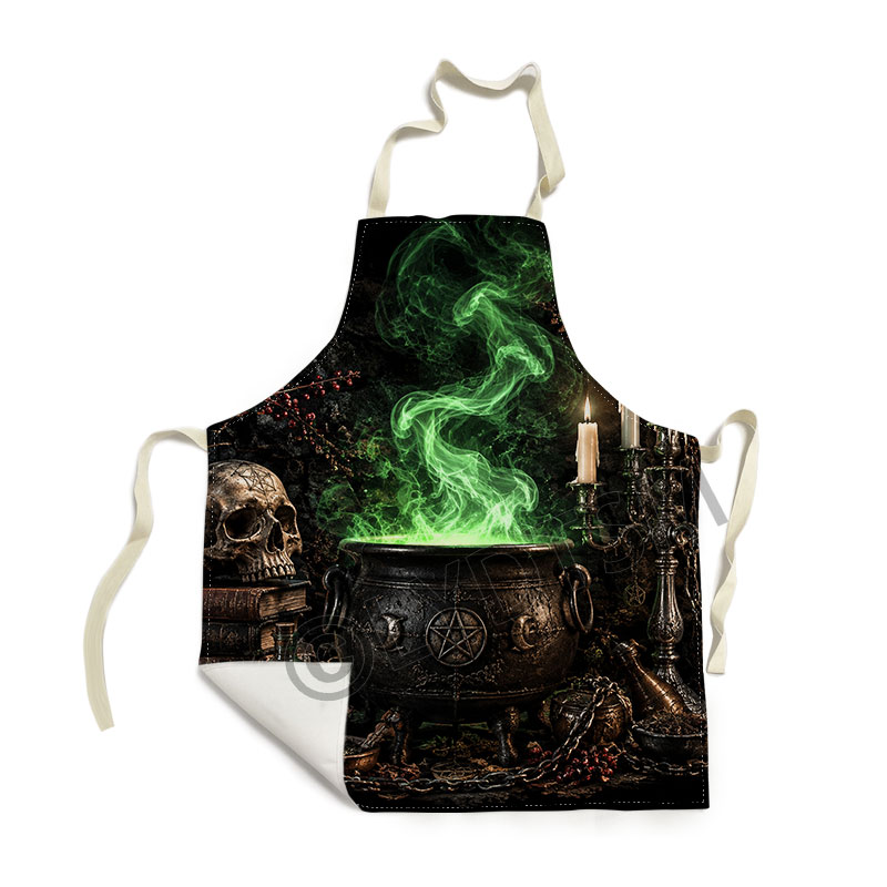Gotische Hexen-Schürze mit Sch – Kitchen Witch Baking Bewertung und Preis